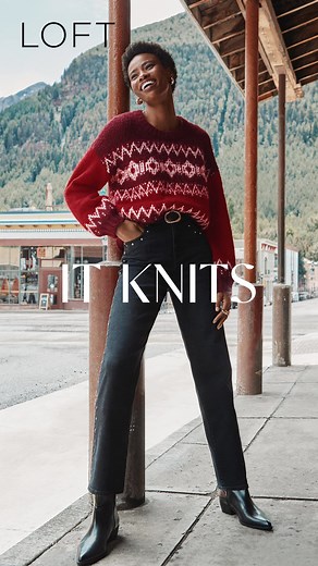 No winter wardrobe is complete without our latest sweaters | LOFT | Facebook