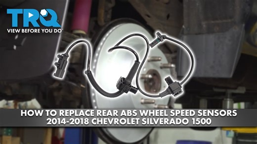 How to Replace Rear ABS Wheel Speed Sensors 2014-2018 Chevrolet Silverado 1500