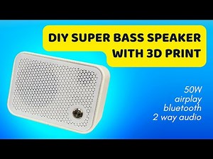50W DIY 3D-Printed Speaker with AirPlay and Bluetooth – Does It Live Up to the Hype?