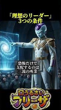 宇宙の帝王が教える「理想のリーダー」3つの条件 #自己啓発#成功法則#リーダー論【フリーザ】