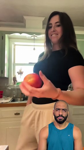 Strength Challenge: Breaking an Apple with Hand Power