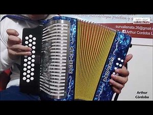 Embrujo, TUTORIAL, Romualdo Brito, acordeón BESAS cinco letras