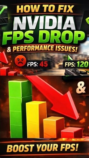 Fix NVIDIA FPS Drop Instantly! #shorts