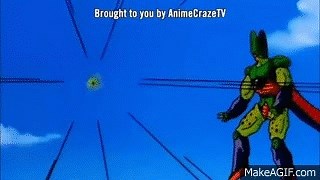 Super Vegeta vs Semi Perfect Cell   Full Fight   HD on Make a GIF