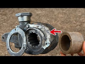 Witness the Miraculous Restoration of an Annihilated Truck Brake SlackAdjuster