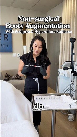 Nonsurgical Butt Augmentation with Sculptra and Hylperdilute Radiesse 🍑 ‪@AtelierAesthetix‬