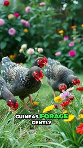 Guinea Fowl vs Chickens Garden Friendly Foragers!