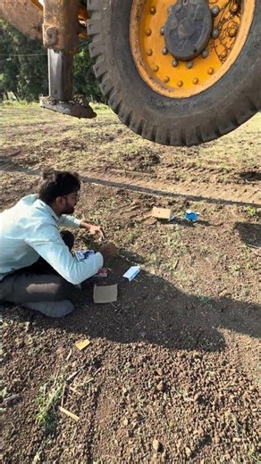 SMALL REMOTE CONTROL CAR DAMAGED BY MY VEHICLE