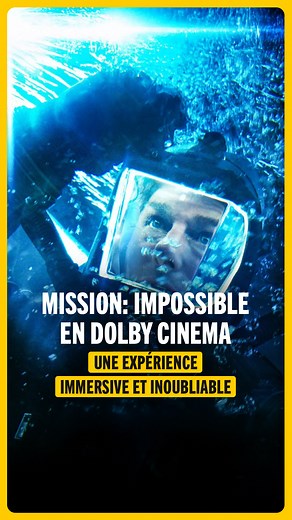 190K views · 689 reactions | Dolby Cinema = Dolby Vision + Dolby Atmos + Confort total. Mission: Impossible - The Final Reckoning, le 21 mai au cinéma.  Tu as déjà testé une salle Dolby Cinema ?  En collaboration commerciale avec Dolby | AlloCiné | Facebook