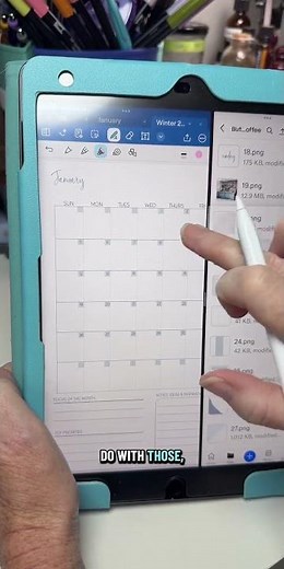 How I use PNGS to decorate my digital planner #digitalplanner #digitalstickers #goodnotes
