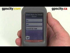 Pairing the Garmin tempe Temperature Sensor with the Dakota Hiking GPS