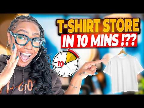I Started a T-Shirt Business in 10 Minutes 👕💻 | Step-by-Step Print On Demand Setup for Beginners