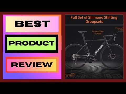 US Warehouse SAVA Carbon Fiber Road Bike with Integrated Handlebars and Shimano 18/22
