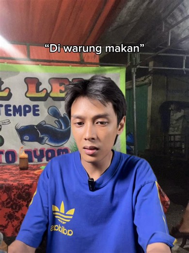 Lap meja ta mas.. menetes airnya ke sandal belah..