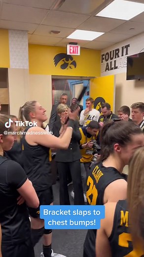 NCAA March Madness (@marchmadnesswbb) - Bracket Slaps to Chest Bumps in Iowa - March Madness Highlights