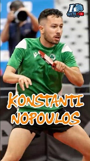 Konstantinopoulos Killer Forehand Pivot 🔥 Huge Talent in Action 🏓