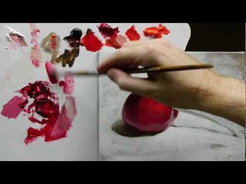 Beginners Acrylic Still Life Painting Techniques demo - Part 3