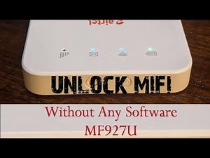 How To Unlock ZTE MF927U Mifi For Free || without using any software #mf927u #iranksofficial #Airtel