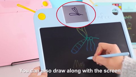 16 Inch LCD Learning Tablet Autism Toys forvalentines Day Gifts Kids 5-7 Dual-Screen Pad with 9 Learning Themes,Rechargeable Erasable Board Extra Stylus Lock Switch for Travel Home School