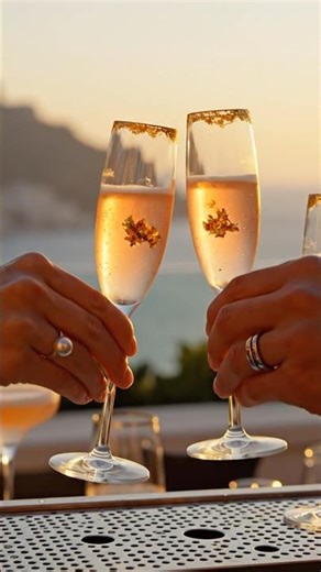 Glamorous Monaco Rooftop Cocktails at Sunset 🍾✨