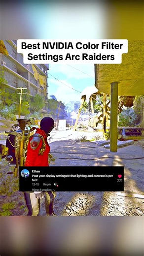 Best Nvidia Color Filter Settings Arc Raiders 😍 #arcraiders #settings #fyp