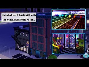 So I built this cool outer space themed Arcade Lot... | The Sims 3 Speed Build