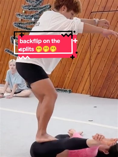 Backflip on the splits challenge#fyp #challenge #foruyou #back #backflip