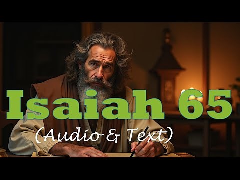 Isaiah 65 | KJV AUDIO BIBLE (With Text & Images)