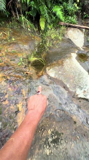 Traditional gold mining.