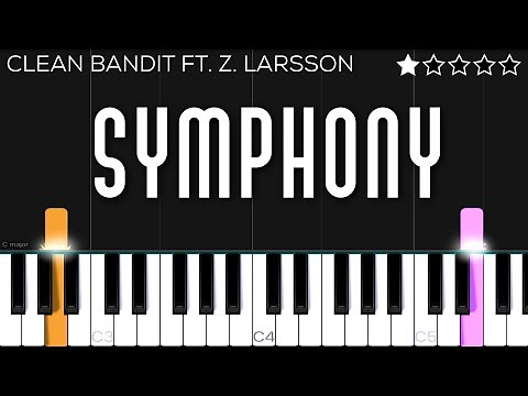 Clean Bandit - Symphony Ft. Zara Larsson | EASY Piano Tutorial