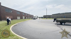 Sheriff Richard K. Jones and Butler County Commissioner Don Dixon are proud to send off the Butler County Sheriff's Office Emergency Response Services ( ERS). They are being deployed to Ruidoso, Lincoln County, New Mexico. This deployment could last until August 18th, 2024. | Butler County Sheriff's Office