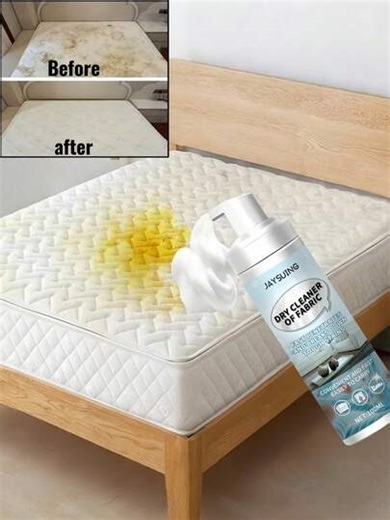 JAYSUING Foam Cleaner - Laundry Cleaning Stain Remover For Dry Cleaning Carpet, Curtains, Sofa. Professional No-Rinse Mattress And Fabric Cleaner Foam Spray Effectively Removes Old Urine, Blood, Wine And Coffee Stains. Deodorizer For Sofa, Carpet And Curtains, Quick Spot Cleaning | SHEIN
