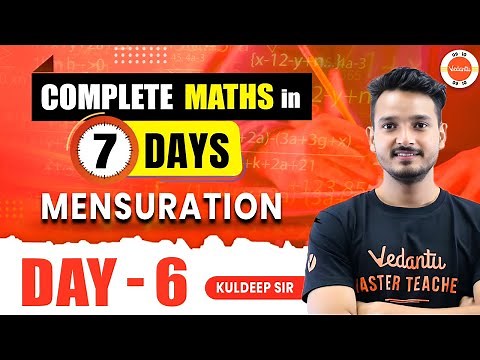 Mensuration Formulas Class 10 Revision in One Shot ✅ CBSE Class 10 Complete Maths | Day 6