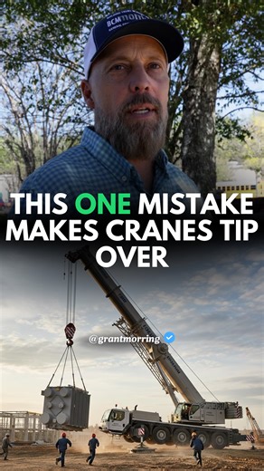 This ONE mistake makes cranes tip over 💀 With 38 years of experience and $220M in completed projects, I’ve seen it all, built it all, and know what it takes to get the job done right. Follow my page and I’ll show you what works, what doesn’t, and how to build smarter. | BCM Morring Company, Inc.