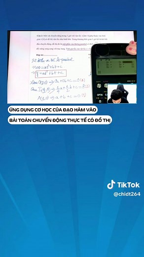 Ứng Dụng Đạo Hàm trong Chuyển Động Thực Tế - Toán 11