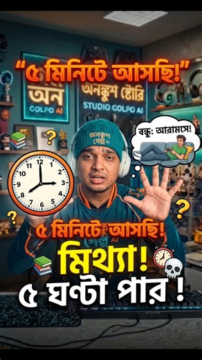 The "5-Minute" Trap! 🕒💀 | My Friend's Funniest Lie