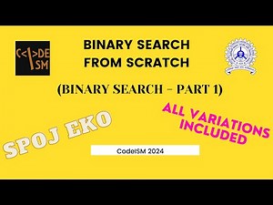 Binary Search [CodeISM 2024 (Class 13)]