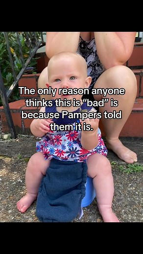 Story time! In the 1950's, most parents in the USA introduced the potty by 9 months or so, and babies were fully potty-trained by 18 months. Then Pampers came along. They launched a massive marketing campaign and hired renowned pediatrician Dr. Brazelton as a paid spokesman to push a