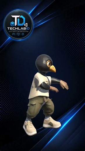 FREE Download 3D Tio Animal 🐦 | FBX GLB OBJ |#unity3d #indiegame #gamedev #gaming #3danimation