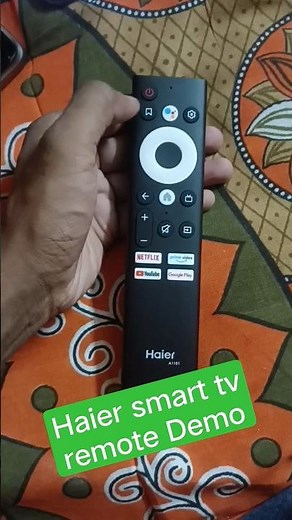 Haier Remote explanation smart tv LE43A9000 , LE32A9000
