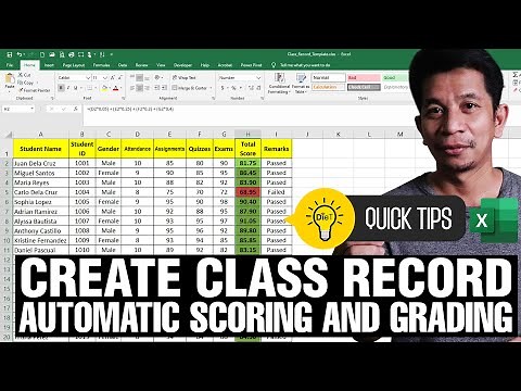 Paano Gumawa ng PERFECT na Class Record sa Excel 2025?