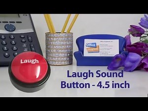 Laugh Sound Button - 4.5 inch