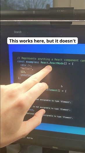 JSX.Element vs React.ReactNode #typescript #react