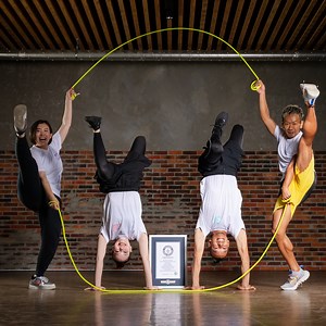 49K views · 1.2K reactions | Double dutch duo Masakazu Hashimoto and Nene Kaneko were jumping for joy after setting this record  | Guinness World Records | Facebook