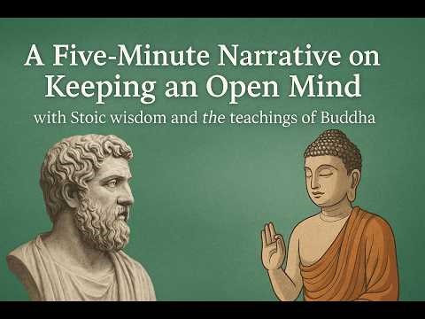🌿 A Five‑Minute Narrative on Keeping an Open Mind | Stoic Wisdom & Teachings of Buddha