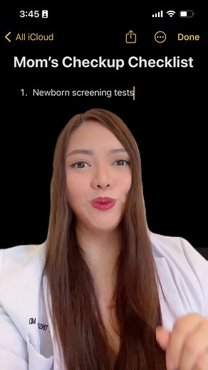 Mom’s Checkup Checklist ✅ #fyp #foryou #mother #mothersday #konsultamd This video is based on the medical professional’s assessment and is not to be interpreted as KonsultaMD’s position or as medical advice.