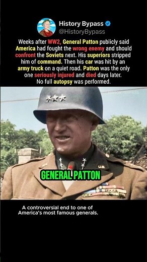 Patton Said America Fought the Wrong Enemy in WW2 #shorts