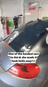 Tinting one of the trickiest car windows in the undustry. Laura from Cases Mobile Sun Block showcases her exceptional tinting skills. Her talent shines through, earning her a spot as Miss September in the 2025 Calendar Girls of Automotive Film.#tinter #femaleentrepreneur #challenge #skills #tinting #windowtint #ceramictint #tintoff #tintkeg #girlsthattint #tintvault #tinterofinstagram #tintstuff | Window Tinting Queen