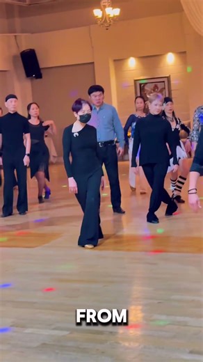 Contra check in tango. Class for a huge Chinese community.