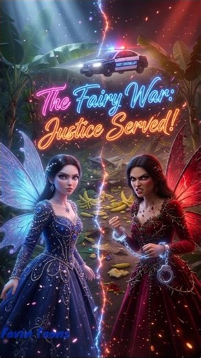 The Evil Fairy Meets Justice! ⚖️🧚‍♀️ #Animation #aianimation
